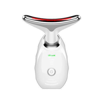 Neck Face Beauty Device, Skin Care Facial Massager, 3 In 1 Portable Face Massager For Skin Care, Face Sculpting Tool, Vibration, Thermal, Microcurrent