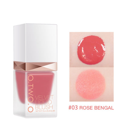 Natural Dazzling Liquid Blush Lasting Matte Silky And Delicate