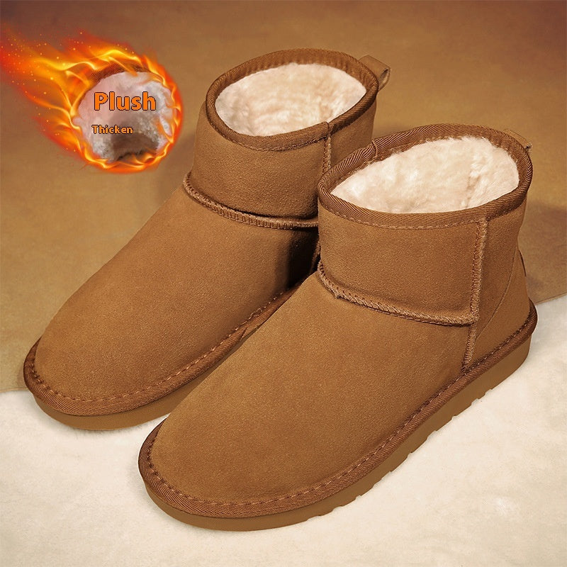 Women's Velvet Warm Soft Soled Bread Cotton Shoes