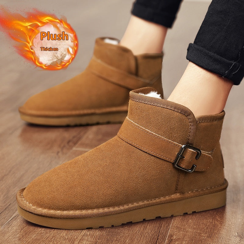 Women's Velvet Warm Soft Soled Bread Cotton Shoes